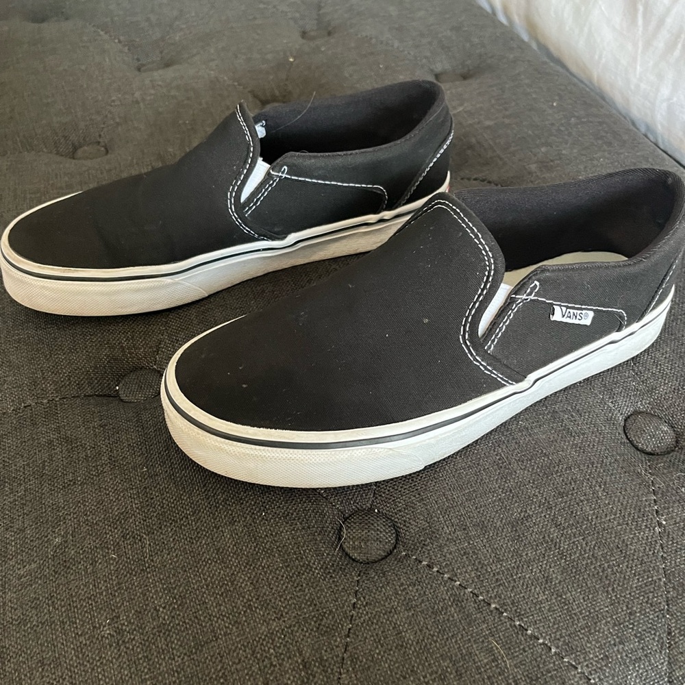 Black vans size 7